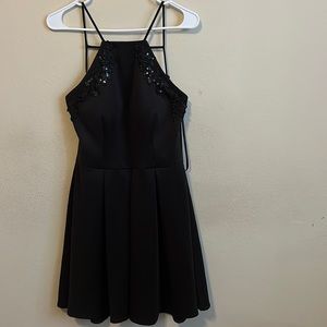 B Darlin Juniors Formal Black Dress 11/12